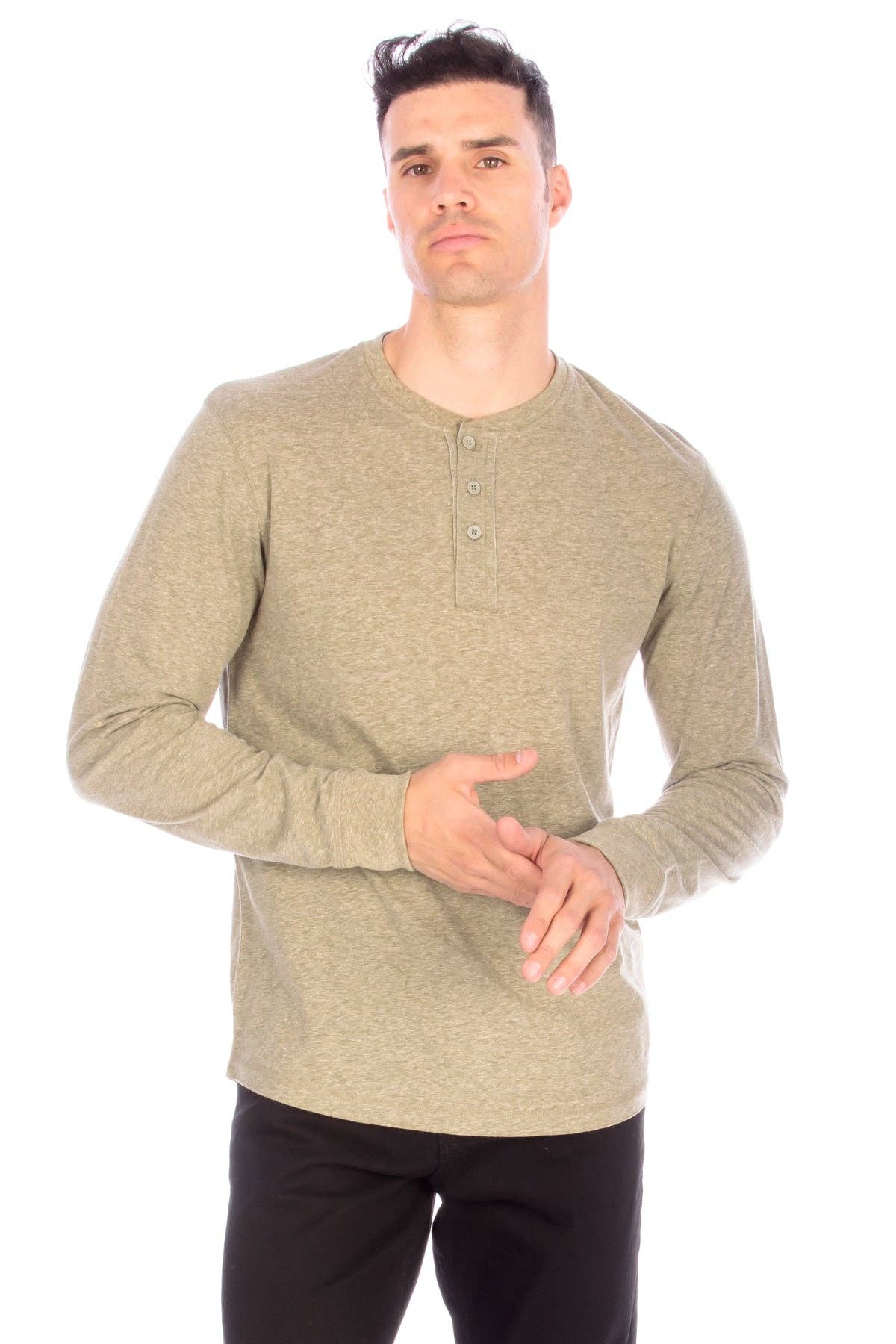 Hawk's Bay Long Sleeve Henley T-Shirt