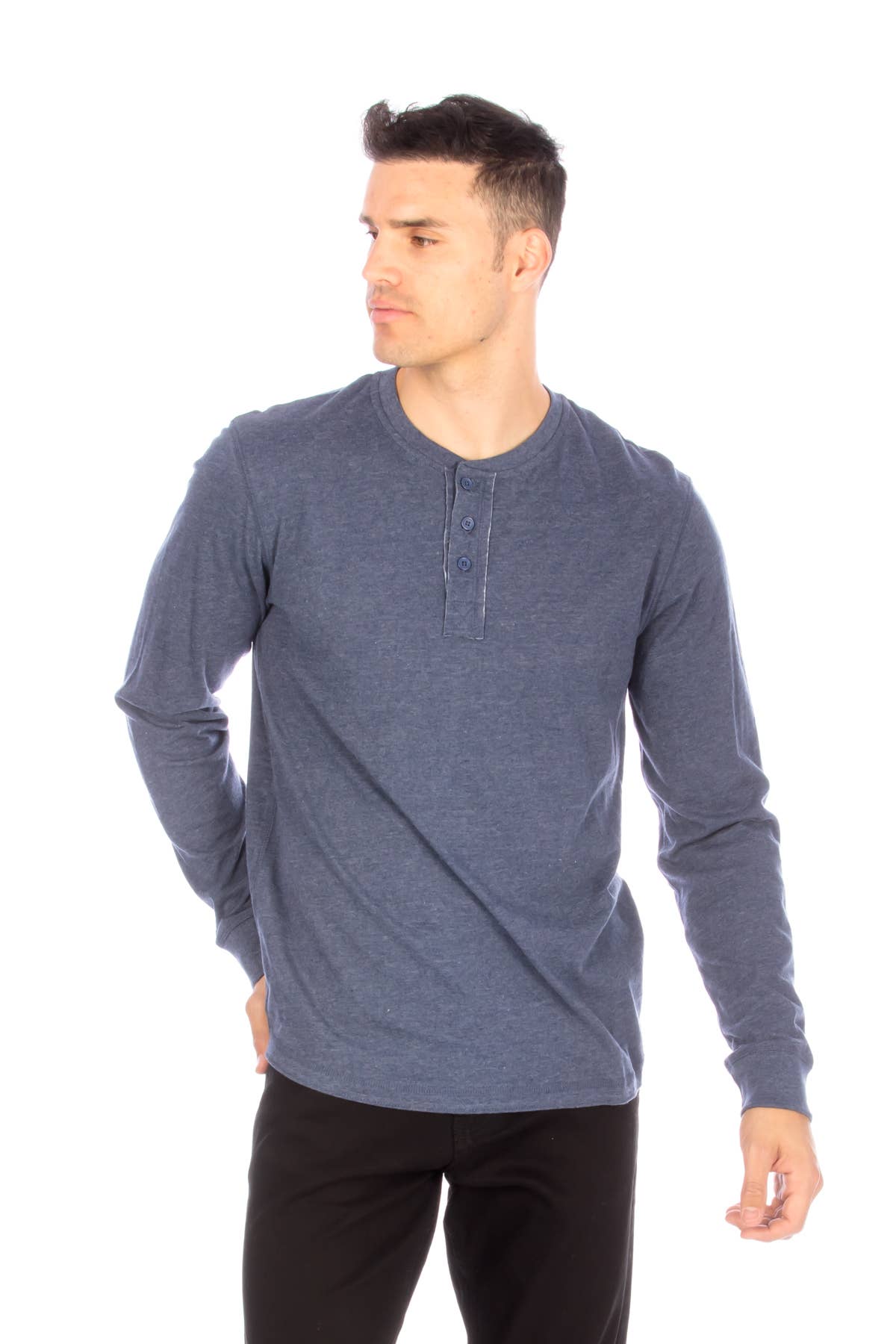 Hawk's Bay Long Sleeve Henley T-Shirt