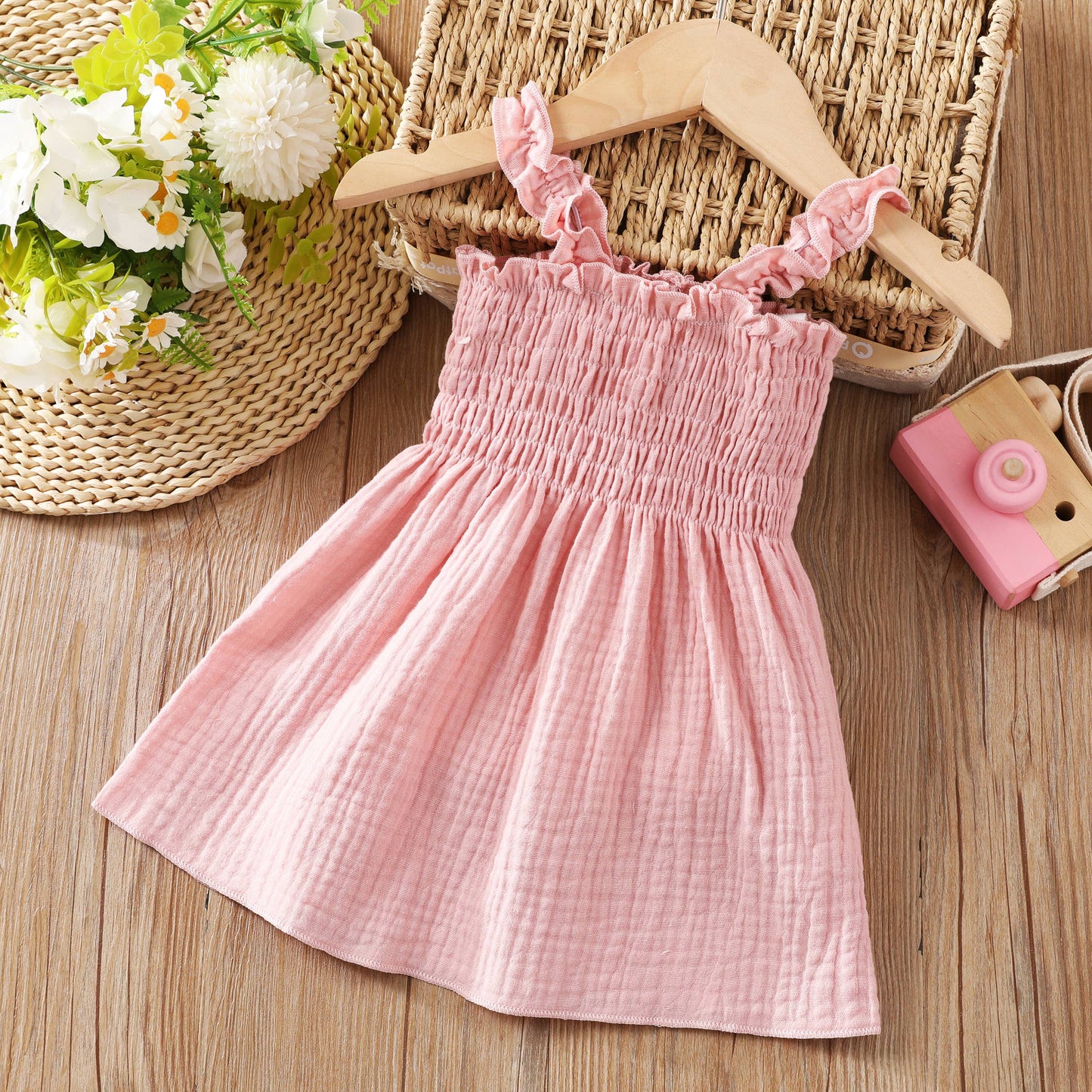 Baby Smocked 100% Cotton Dress