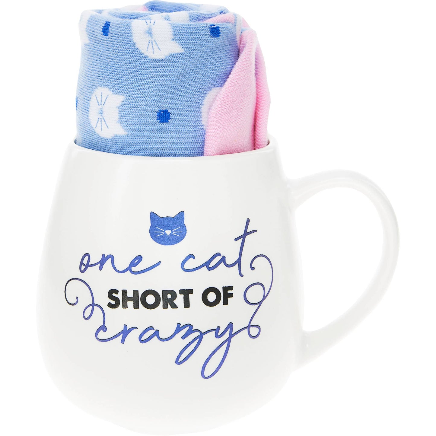 Cat - 15.5 oz Mug and Sock Set